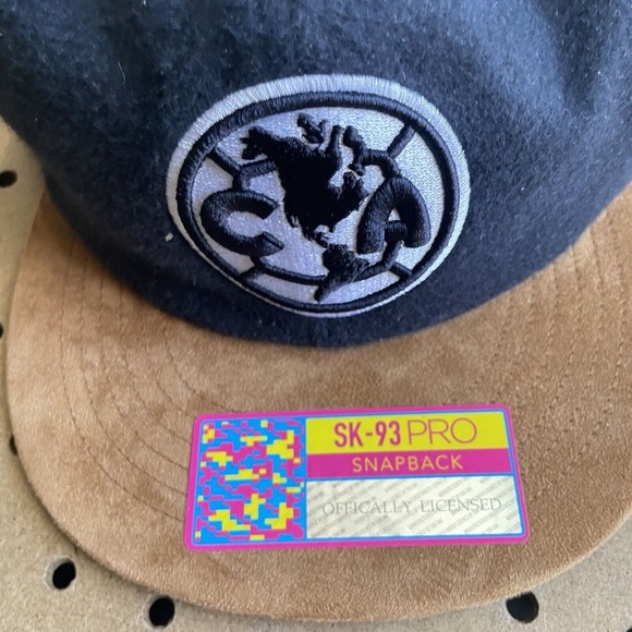 NWT Fan Ink Club America SK-93 Pro Lafayette Snapback Hat Cap Suede SAMPLE - Picture 4 of 10